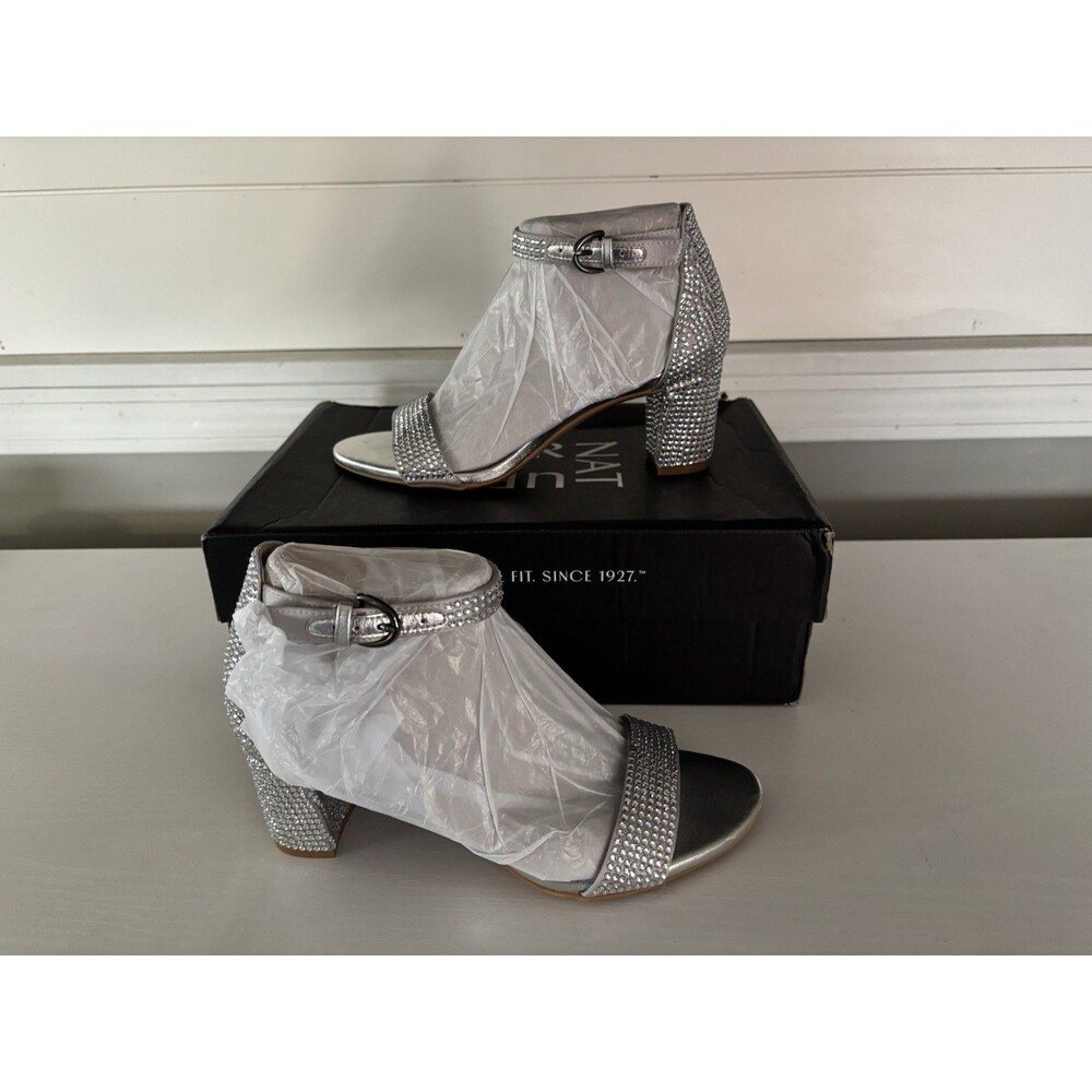 Naturalizer Vera-Glitz Womens Heels Silver Glitz Size 5.5